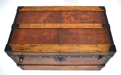 Lot 13 - An early Louis Vuitton cabin trunk, restored,...