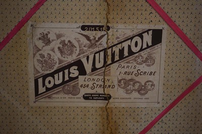 Lot 13 - An early Louis Vuitton cabin trunk, restored,...