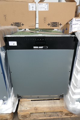 Lot 47 - SN61IX12TGB Siemens Dishwasher fully integrated