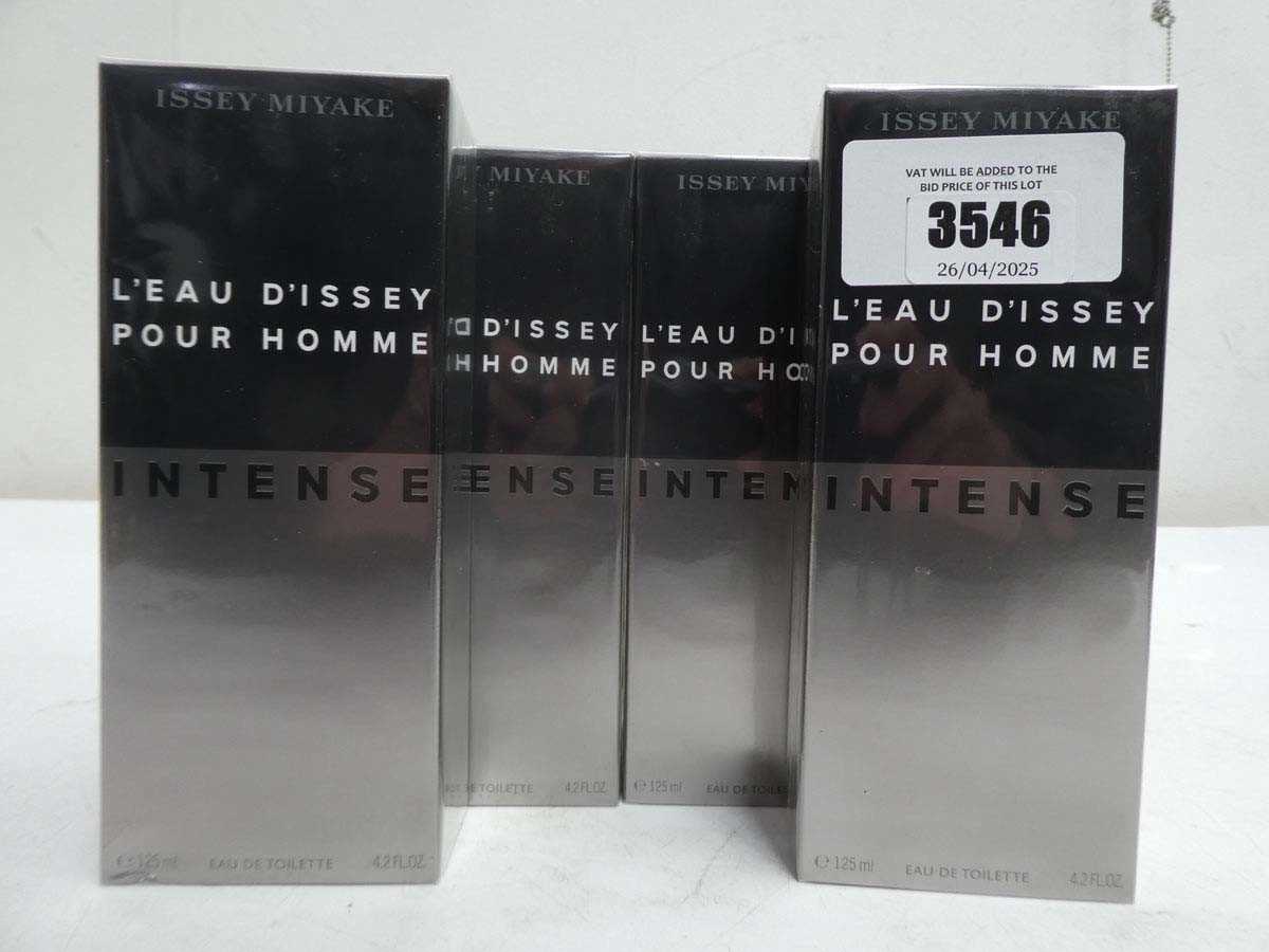 Lot 4 x Issey Miyake L'eau D'Issey Pour Homme...