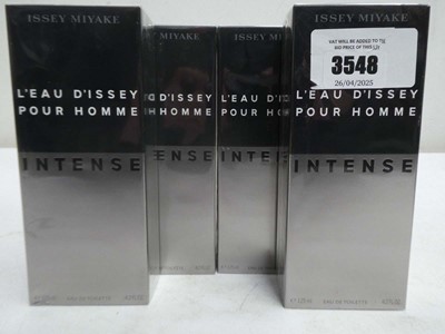 Lot 4 x Issey Miyake L'eau D'Issey Pour Homme...
