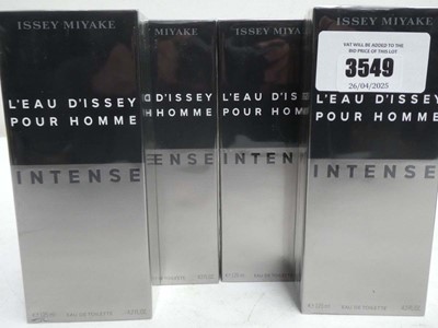 Lot 4 x Issey Miyake L'eau D'Issey Pour Homme...