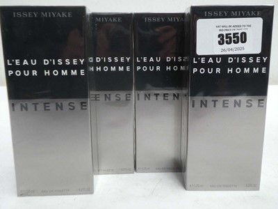 Lot 4 x Issey Miyake L'eau D'Issey Pour Homme...