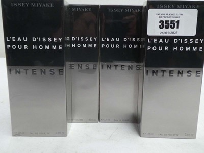 Lot 4 x Issey Miyake L'eau D'Issey Pour Homme...
