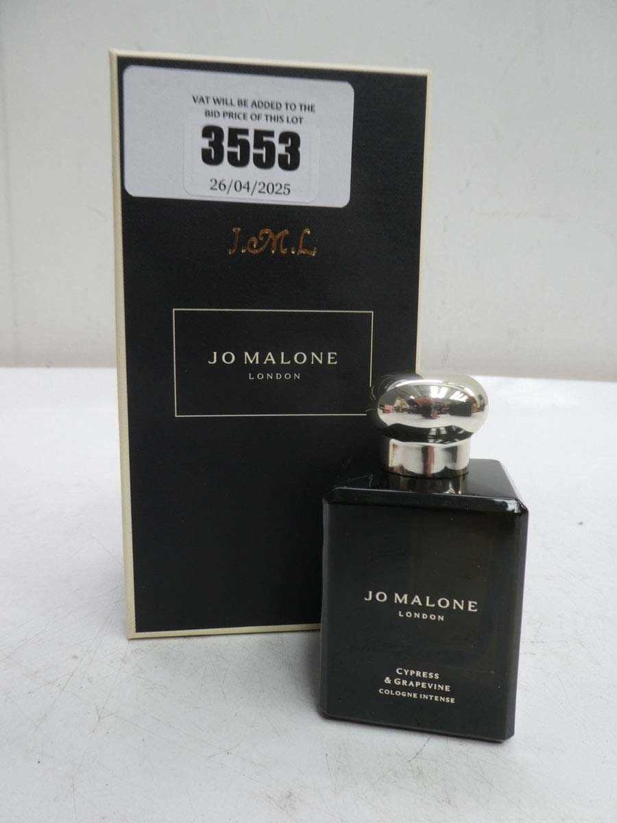 Lot Jo Malone Cypress & Grapevine cologne intense...