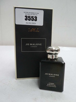 Lot Jo Malone Cypress & Grapevine cologne intense...