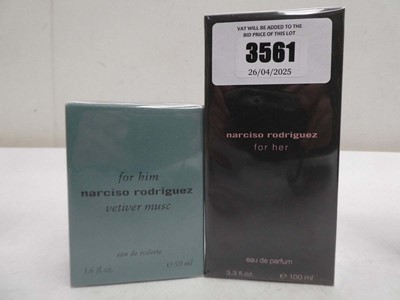 Lot Narciso Rodriguez for her edp 100ml and...