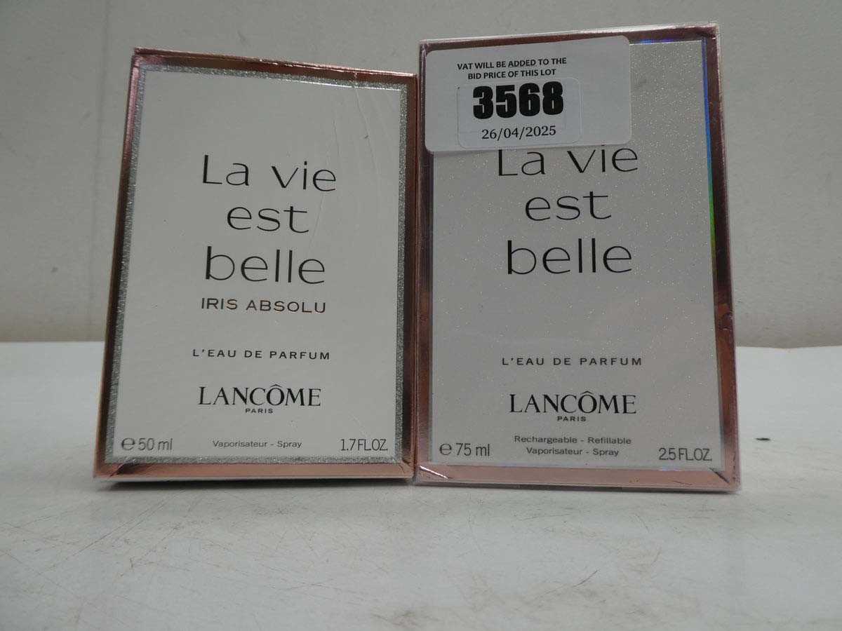 Lot 2 x Lancome La vie est belle edp 75ml & La vie...