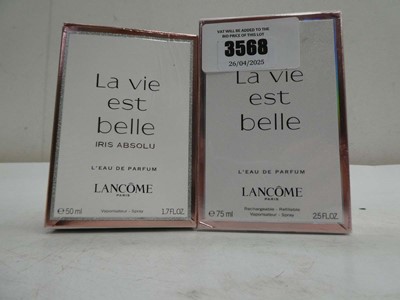 Lot 2 x Lancome La vie est belle edp 75ml & La vie...