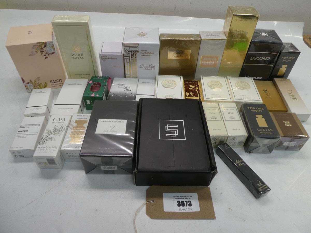 Lot Selection of fragrances including Montblanc,...