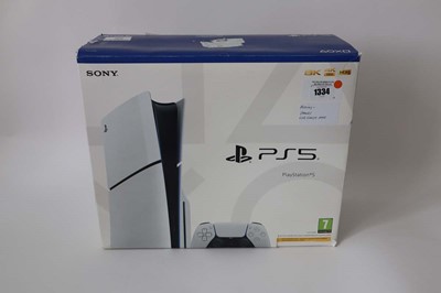 Lot 1334 - SONY PlayStation 5, boxed with wireless...