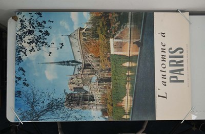 Lot 187 - A French tourism poster 'L'automne a Paris, 98...