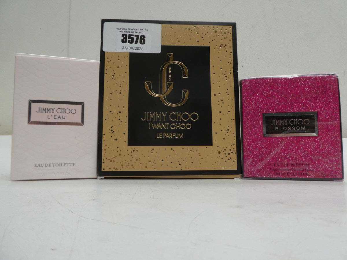 Lot Jimmy Choo : I want Choo le parfum gift set,...