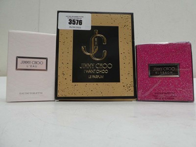 Lot Jimmy Choo : I want Choo le parfum gift set,...
