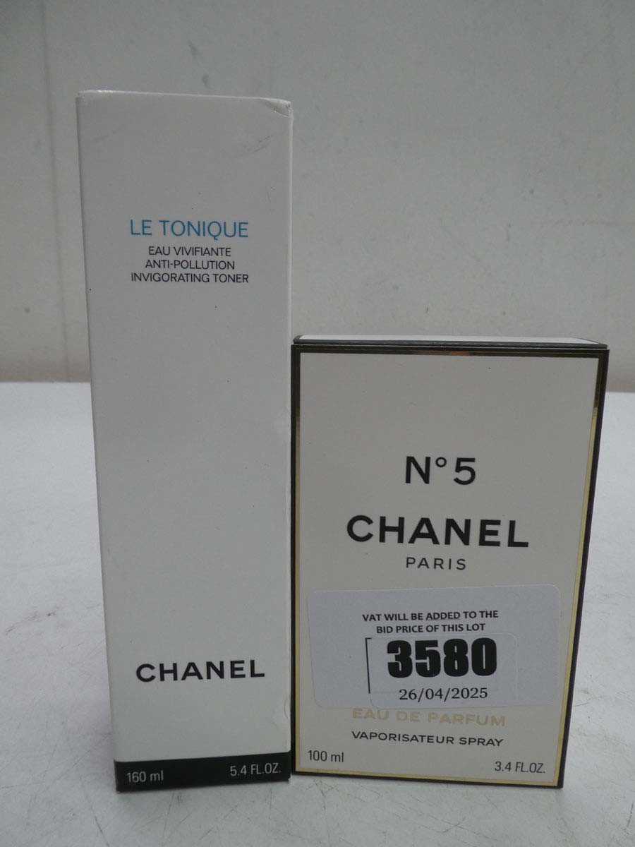 Lot Chanel No. 5 edp 100ml & Invigorating Toner 160ml