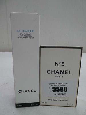 Lot Chanel No. 5 edp 100ml & Invigorating Toner 160ml