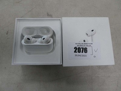 Lot 2076 - Box containing Apple Air Pods Pro 2nd...