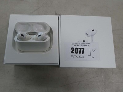 Lot 2077 - Box containing Apple Air Pods Pro 2nd...