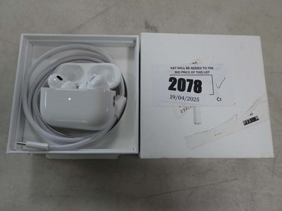 Lot 2078 - Box containing Apple Air Pods Pro 2nd...