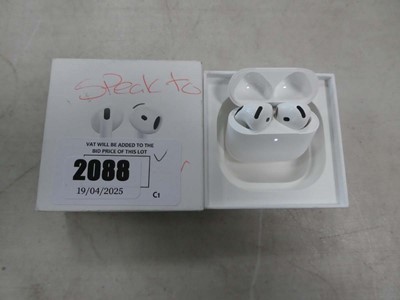Lot 2088 - Boxed pair of Apple Air Pods 4th generation,...