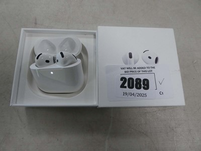Lot 2089 - Boxed pair of Apple Air Pods 4th generation,...