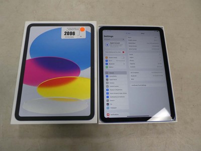 Lot 2096 - Boxed Apple iPad 10th generation, WiFi, 64GB...
