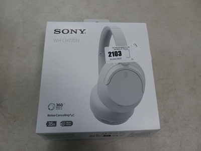 Lot 2103 - Boxed Pair of Sony WH-CH720N noise cancelling...