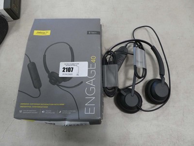 Lot 2107 - Boxed Jabra GN engage 40 headset