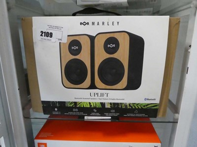 Lot 2109 - Boxed pair Marley Uplift bluetooth speakers