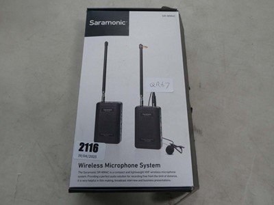 Lot 2116 - Boxed Saramonic wireless microphone system