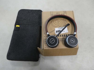 Lot 2120 - Boxed Jabra Evolve 65 wireless headset