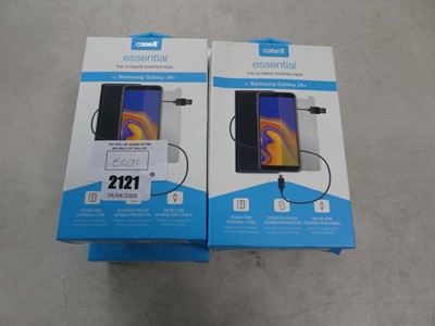 Lot 2121 - 8 boxed CaseIt Samsung Galaxy j4 starter packs