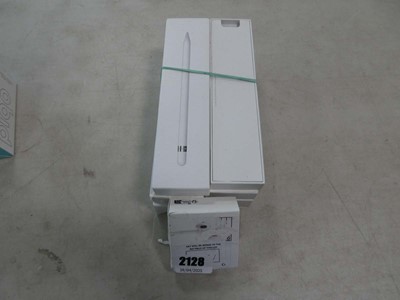 Lot 2128 - Six boxed Apple Pencils along with a boxed...