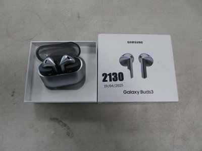Lot 2130 - Boxed pair of Samsung Galaxy buds 3 earbuds