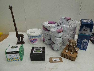 Lot 3597 - Next remote control holder, Disinfecting jar,...