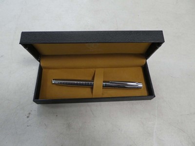 Lot 2145 - Boxed Ruckstuhl stainless steel pen