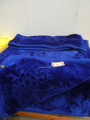 Lot 3604 - Large Habibi supersoft faux mink throw