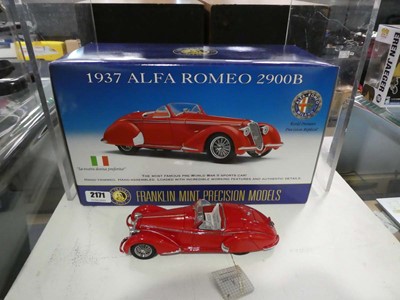Lot 2171 - Franklin Mint 1937 Alfa Romeo 2900B boxed...