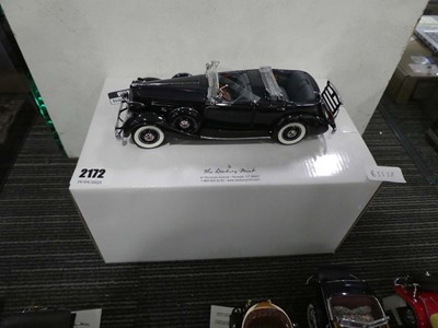 Lot 2172 - Boxed Danbury Mint 1936 Packard 12 sport...