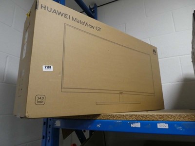 Lot 2197 - Boxed Huawei Mate View GT 34" monitor