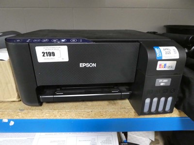 Lot 2199 - Unboxed Epson Eco Tank ET2811 printer