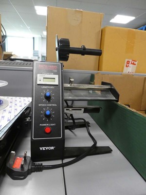 Lot 2237 - Vevor auto label dispenser