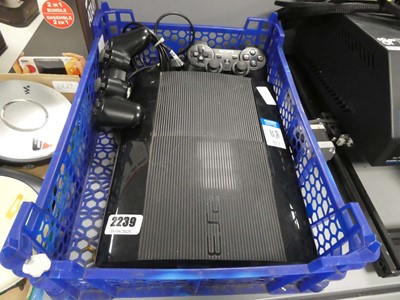 Lot 2239 - Sony PlayStation 3 with 2 controllers