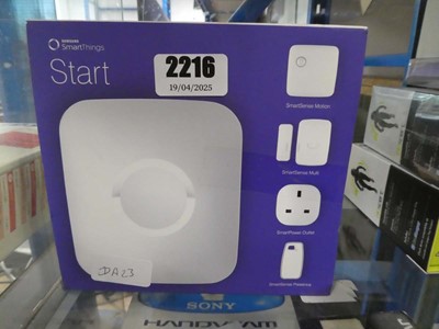Lot 2216 - Boxed Samsung Smart Things starter kit