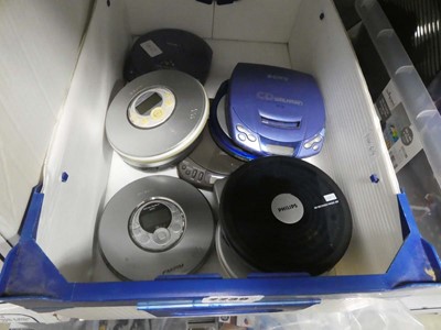 Lot 2251 - Box containing various Sony, Philips, and...
