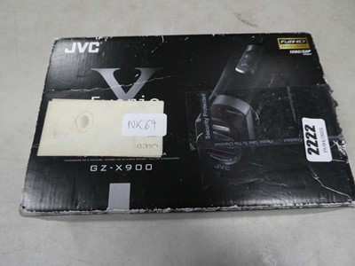 Lot 2222 - JVC Everiox HD memory camera, model GZX900, boxed