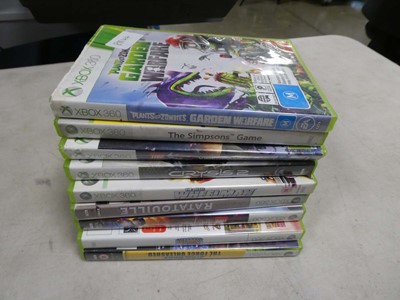 Lot 2256 - Bag containing various Xbox 360 games