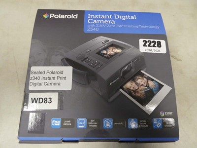 Lot 2228 - Sealed Polaroid Z340 instant print digital camera