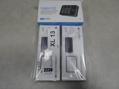 Lot 2230 - 2 Eschenbach Mobilux LED illuminated...