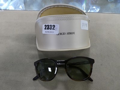 Lot 2332 - Pair of Giorgio Armani sunglasses in a case